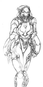 Nymph armor Sketch
