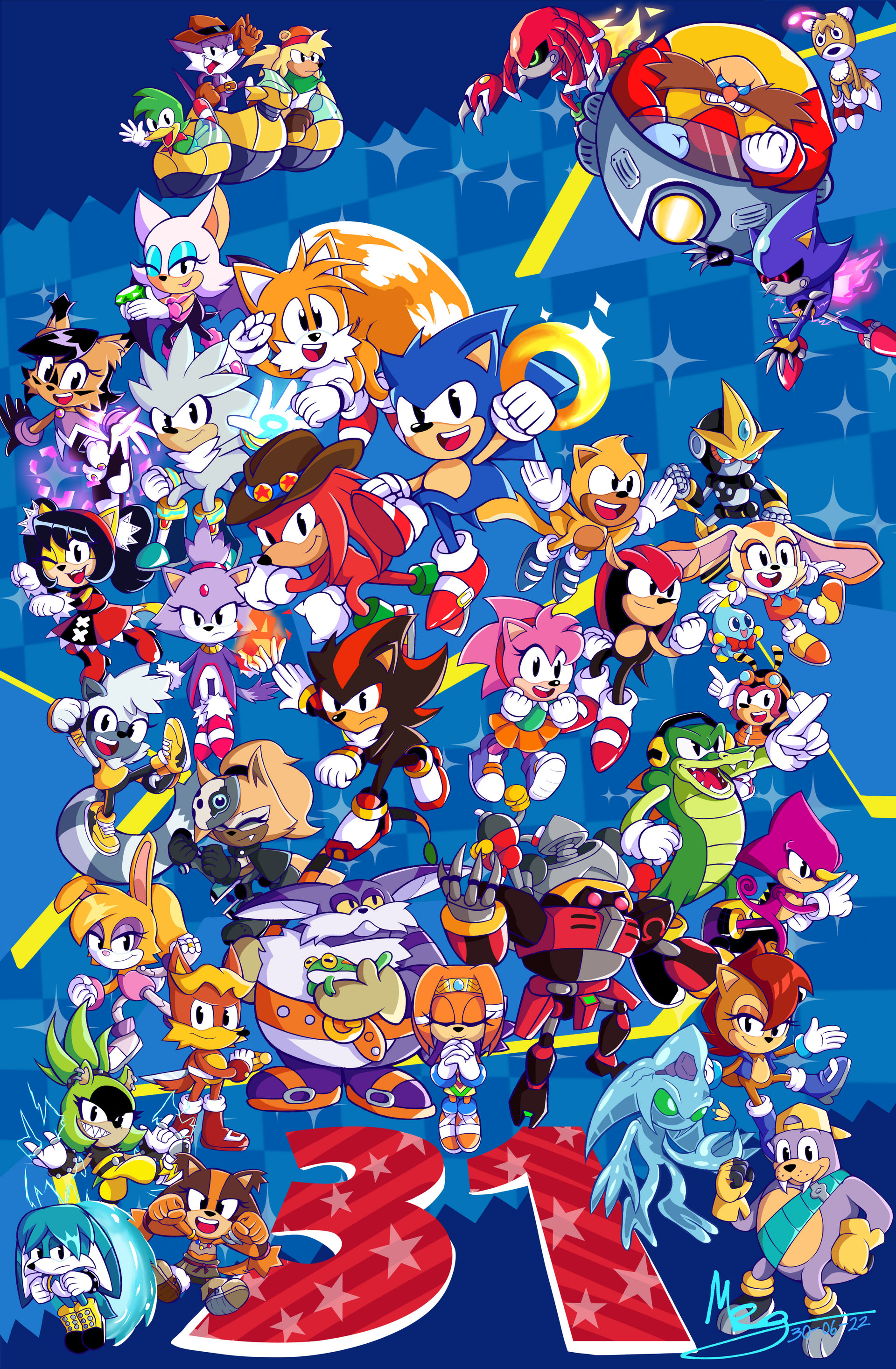 Sonic The Hedgehog 10 Poster by Dinoslayer730 on DeviantArt