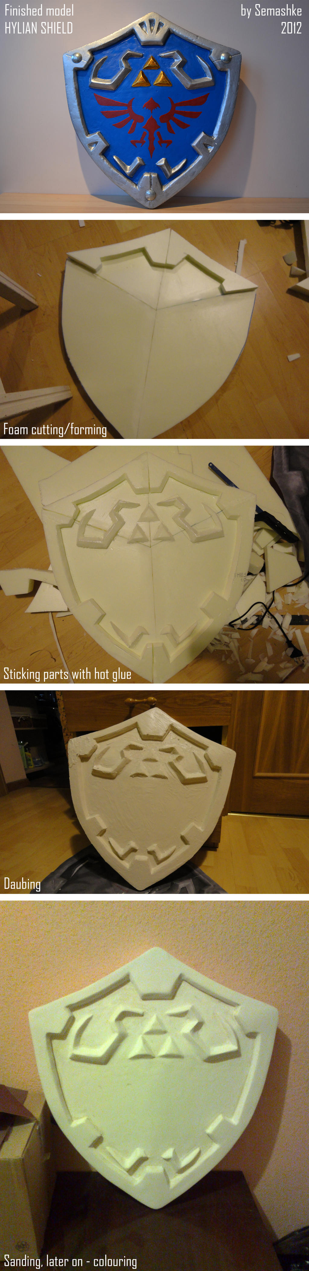 Hylian shield - how to by Semashke on DeviantArt