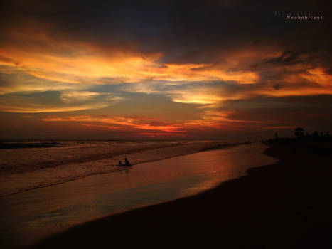 sunset on nuevo altata beach 8