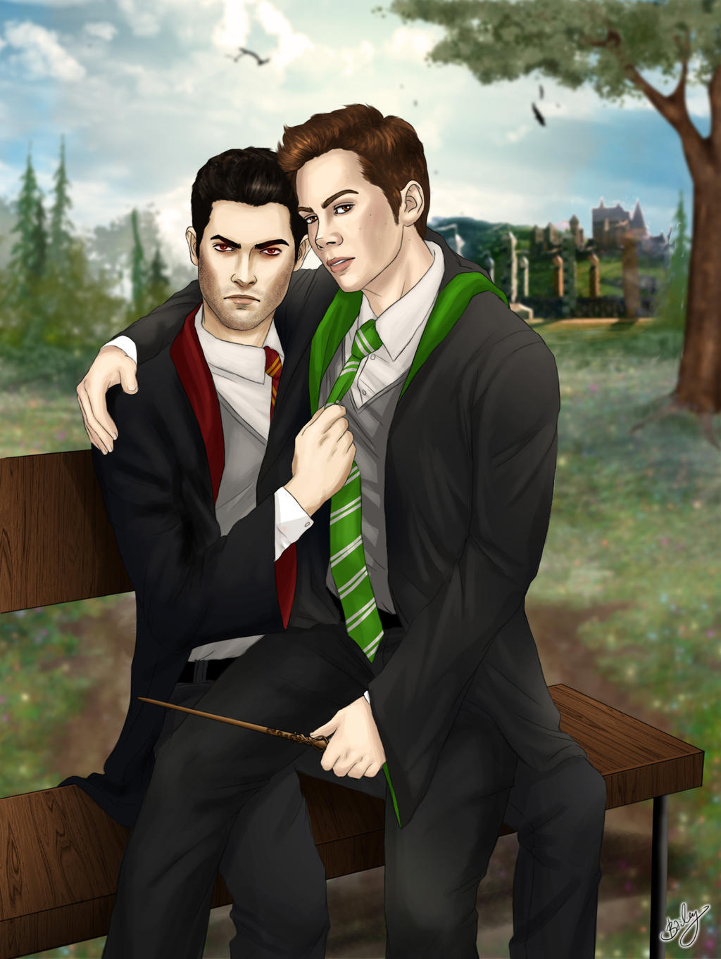 Hogwarts Sterek