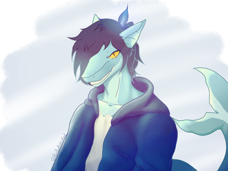 Azure Fursona (Sharksona)