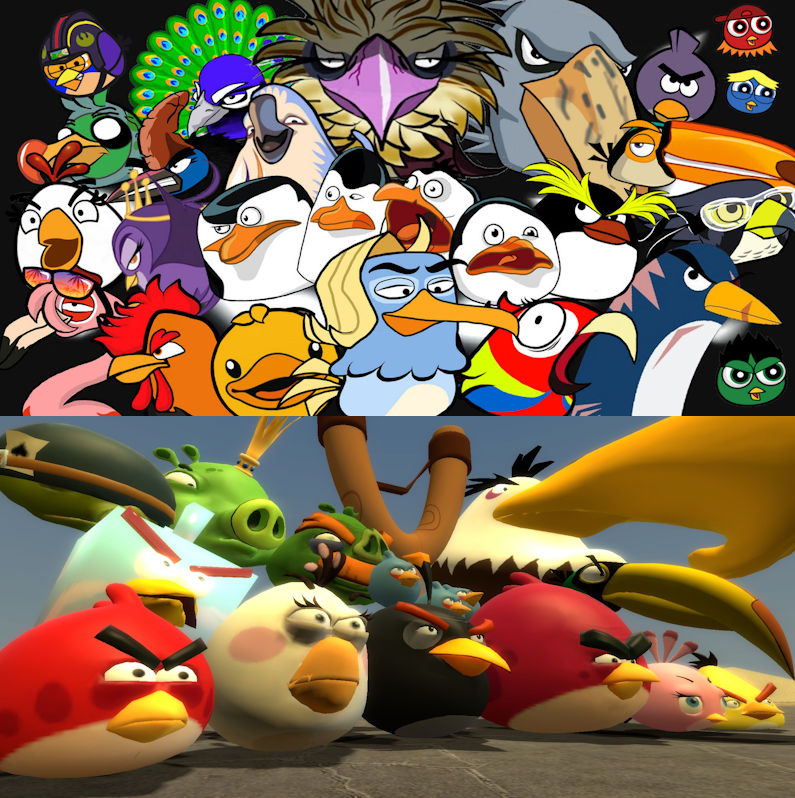 Abc Bids Deviantart angry birds and the hungry birds by RedBird1578 ho by Samuelddecilos on ...