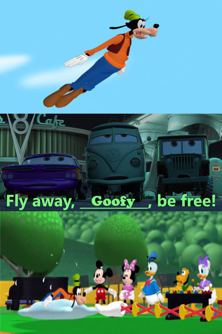 Flying Rabbit Goofy Fly Away Goofy by Samuelddecilos on DeviantArt