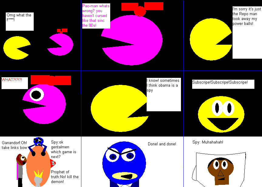 Pac-man comic 1 by zombiehappyfuntime on DeviantArt