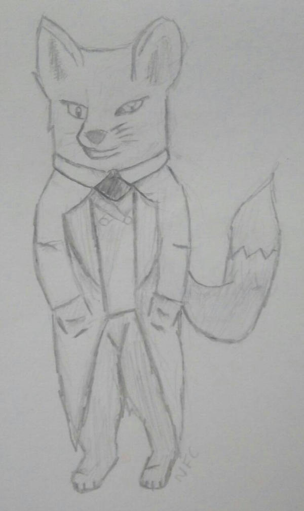 the fox in the tail coat by neonfuzzycat on DeviantArt