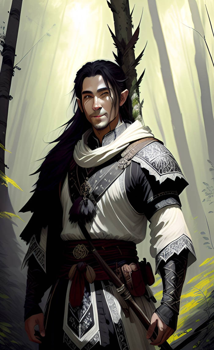 Umogra the wood elf ranger (AI art) by Kayak-Rifleman on DeviantArt