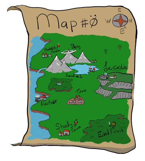Map of a magical place by Avhaari on DeviantArt