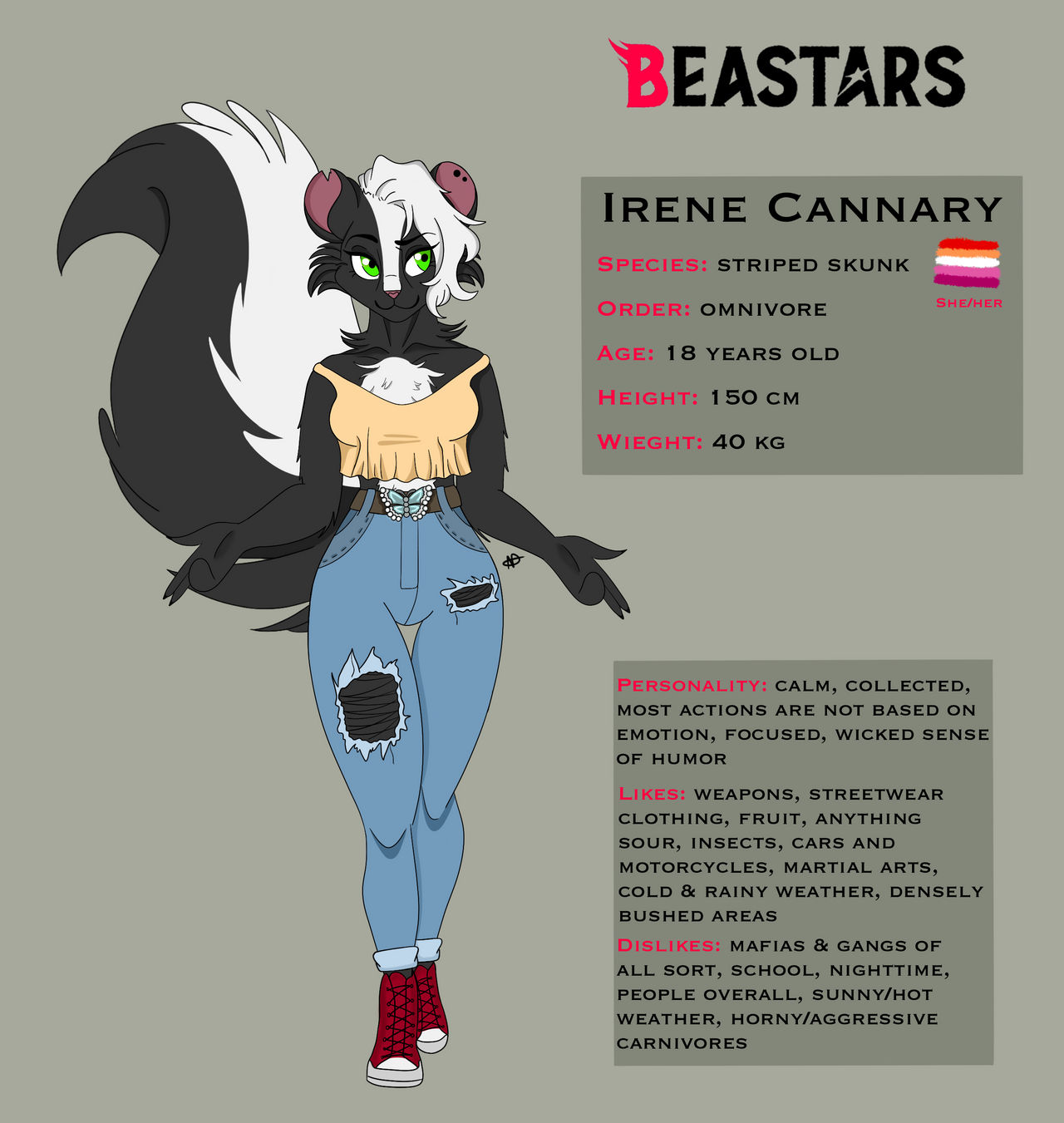 Beastars Ocs Threads Irene Cannary - Beastars OC by crazycartoonluver on DeviantArt