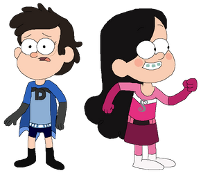 Gravity Falls Rule 63: Convention Costumes by Stinkfly3