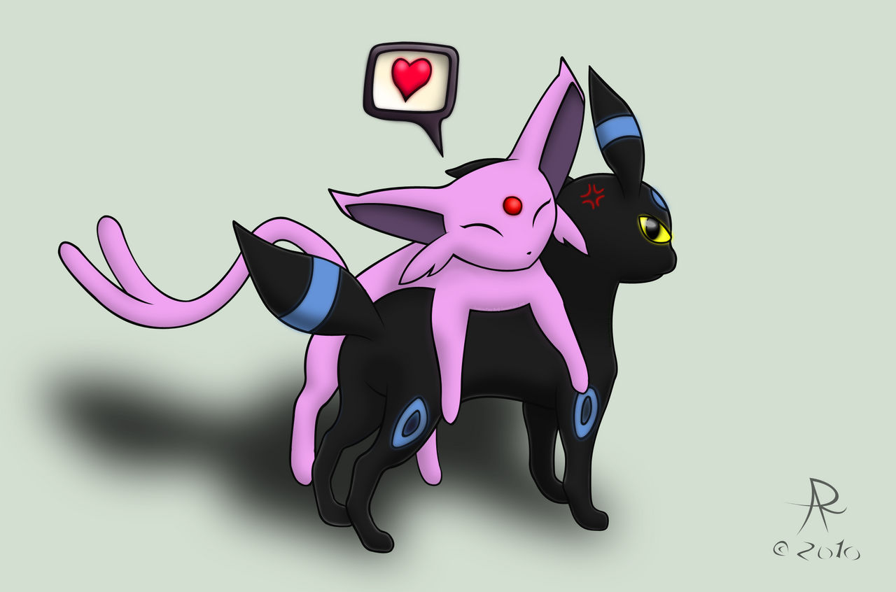 Espeon and Umbreon