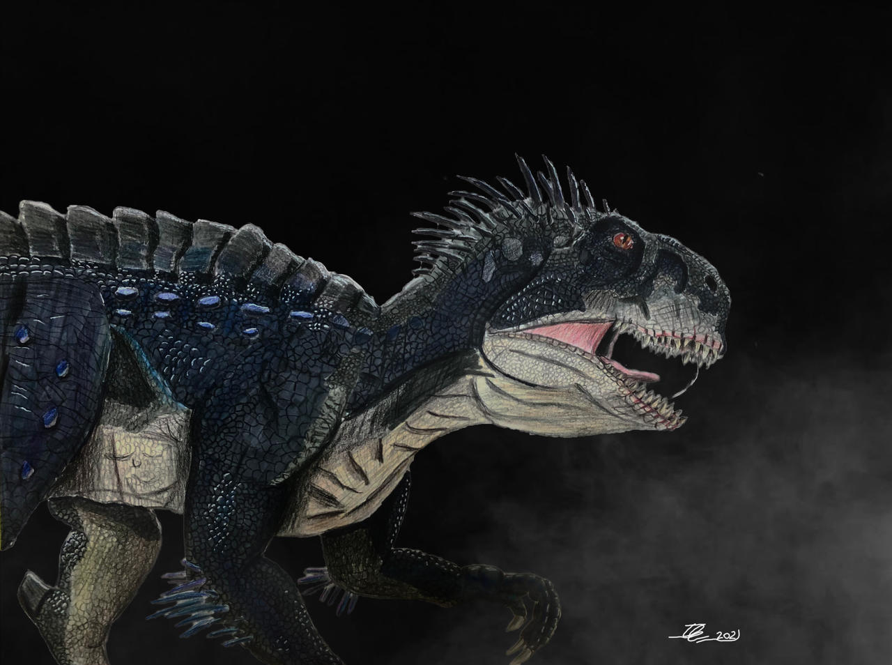 Coloriage Jurassic World Scorpios Rex Scorpios rex drawing by iyadelchommali on DeviantArt