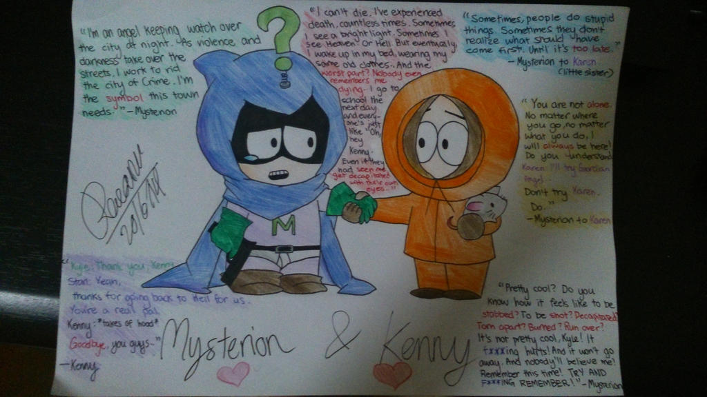 Kenny and Mysterion - South Park fan Art (40759977) - fanpop
