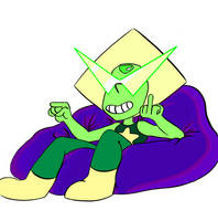 Oh no who taught Peridot that