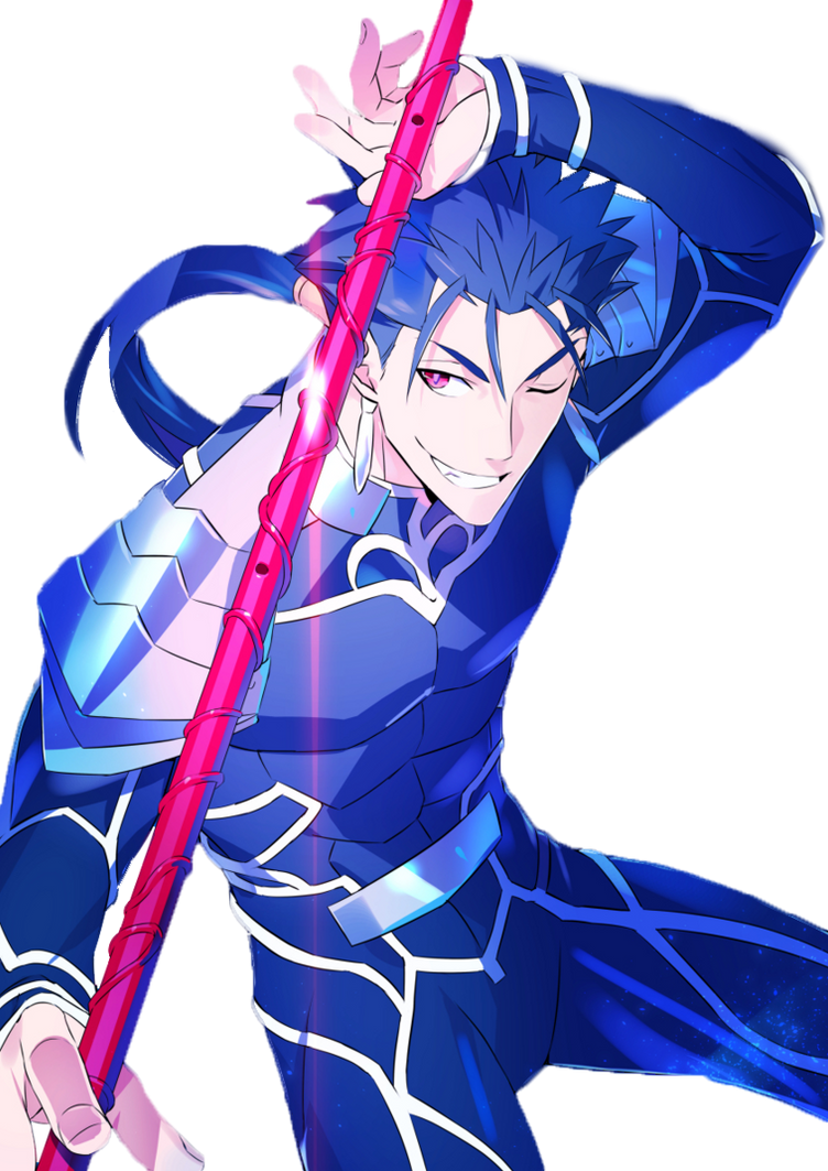 Fate Lancer Render (2) by RainuSenpai on DeviantArt