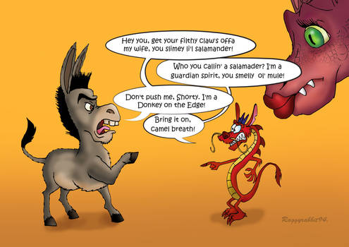 Donkey  vs Mushu