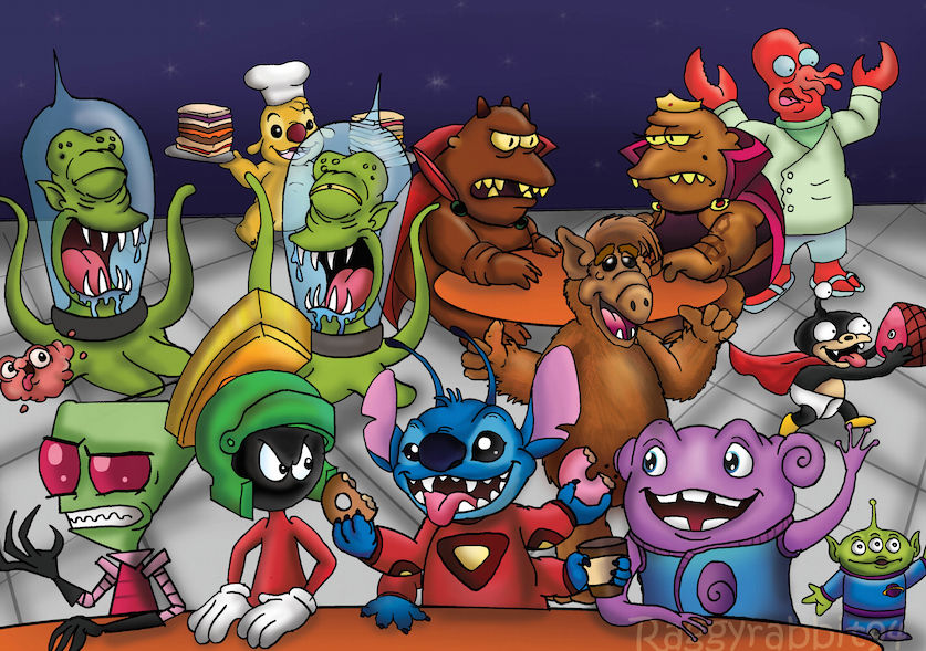 Alien Invaders by raggyrabbit94 on DeviantArt