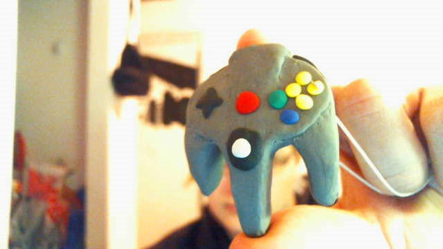 Nintendo 64 controller clay sculpture by alienjoe123 on DeviantArt