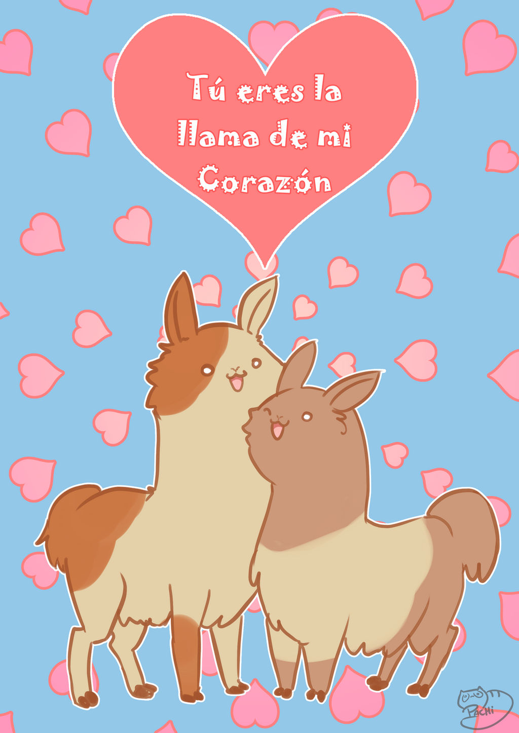 Llamitas amorosas