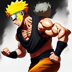 Naruto Uzumaki Bodybuilder 