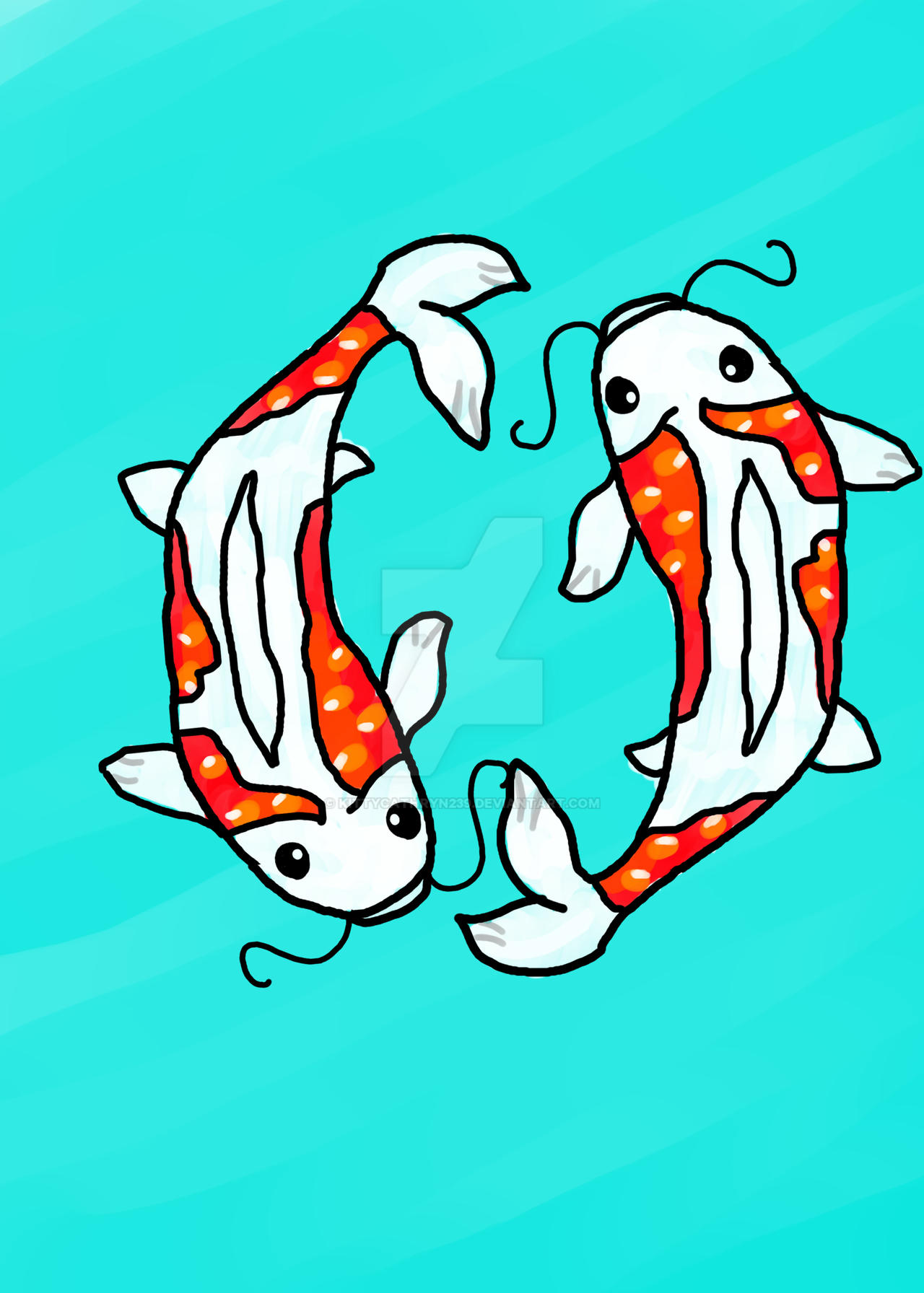 Koi Fish by KittyCathryn239 on DeviantArt Koi Fish by KittyCathryn239 on DeviantArt