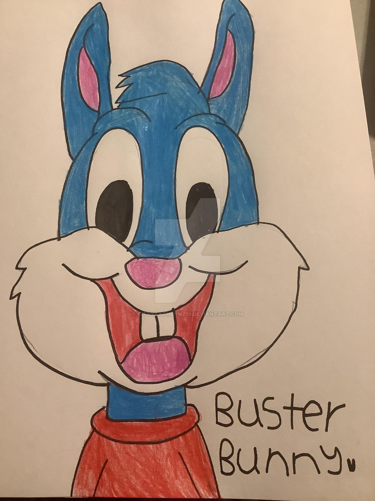 Buster Cornbread Deviantart Buster Bunny by KittyCathryn239 on DeviantArt