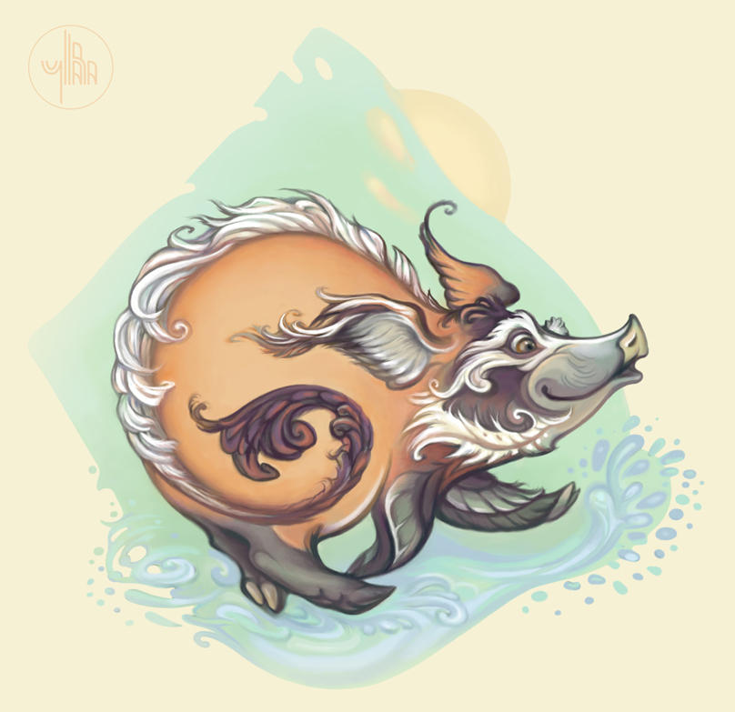 3 Rivers Hog Chapter Red River Hog by Yullapa on DeviantArt