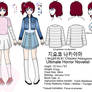 Chiyoko Nakayama Reference Sheet [SDRA2 OC]