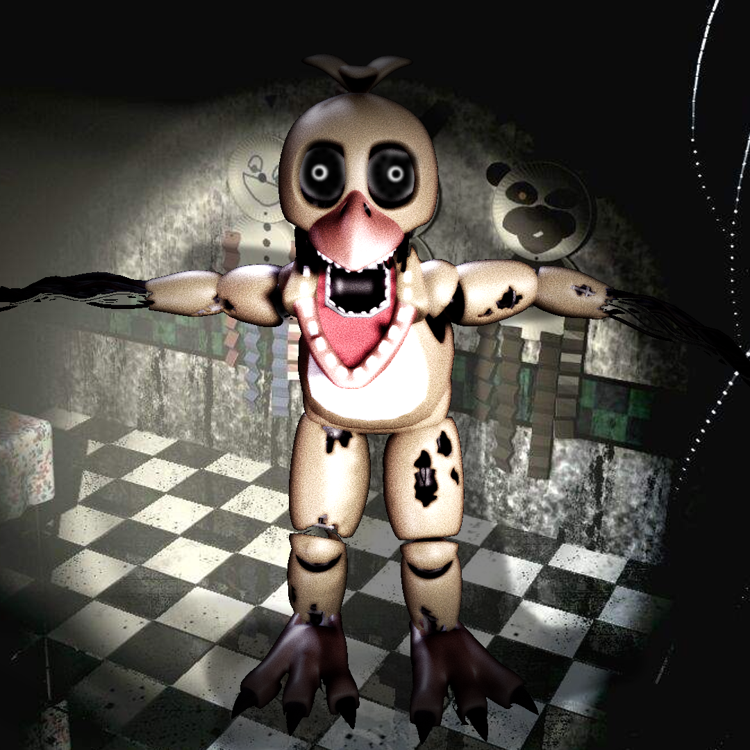 Withered Chica by yellochan on DeviantArt