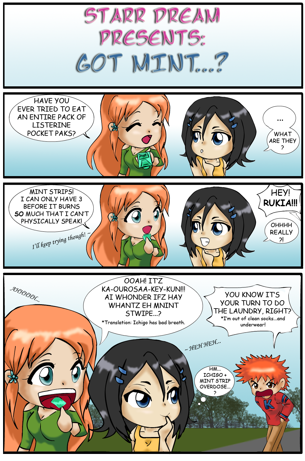 Bleach - Got Mint...? by starr-dream on DeviantArt