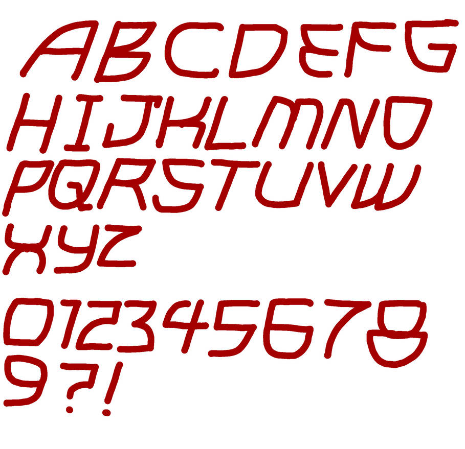 New SpeedStunter Font by chrismc373 on DeviantArt