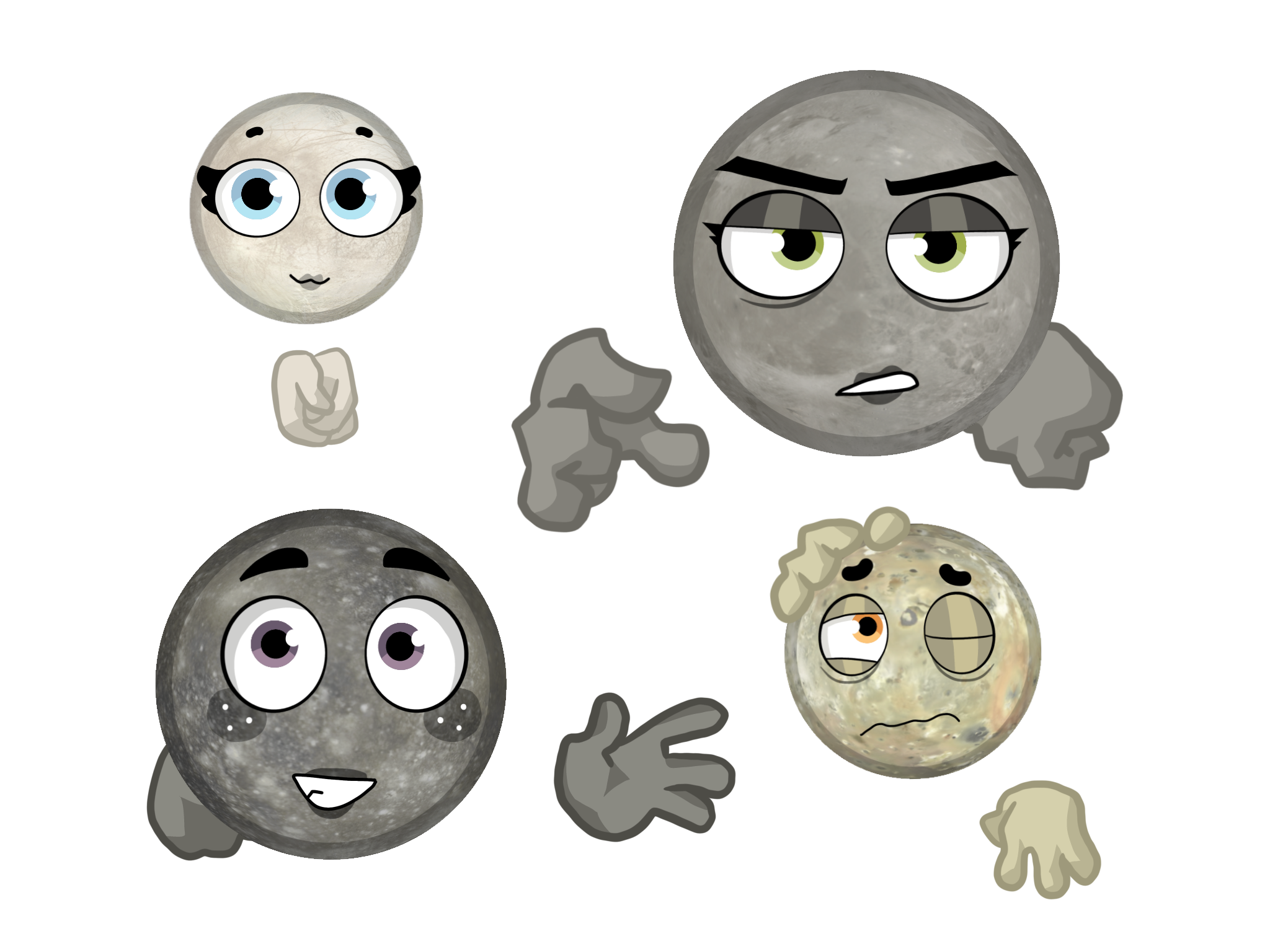 Df Moons The Galilean Moons by THEASTROVERSE on DeviantArt