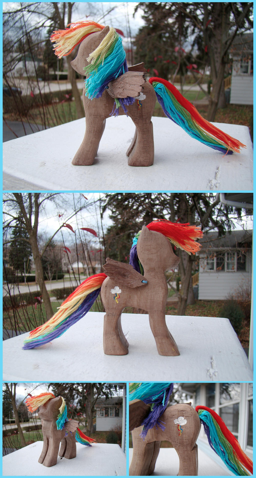 Rainbow Dash Woodwork IV