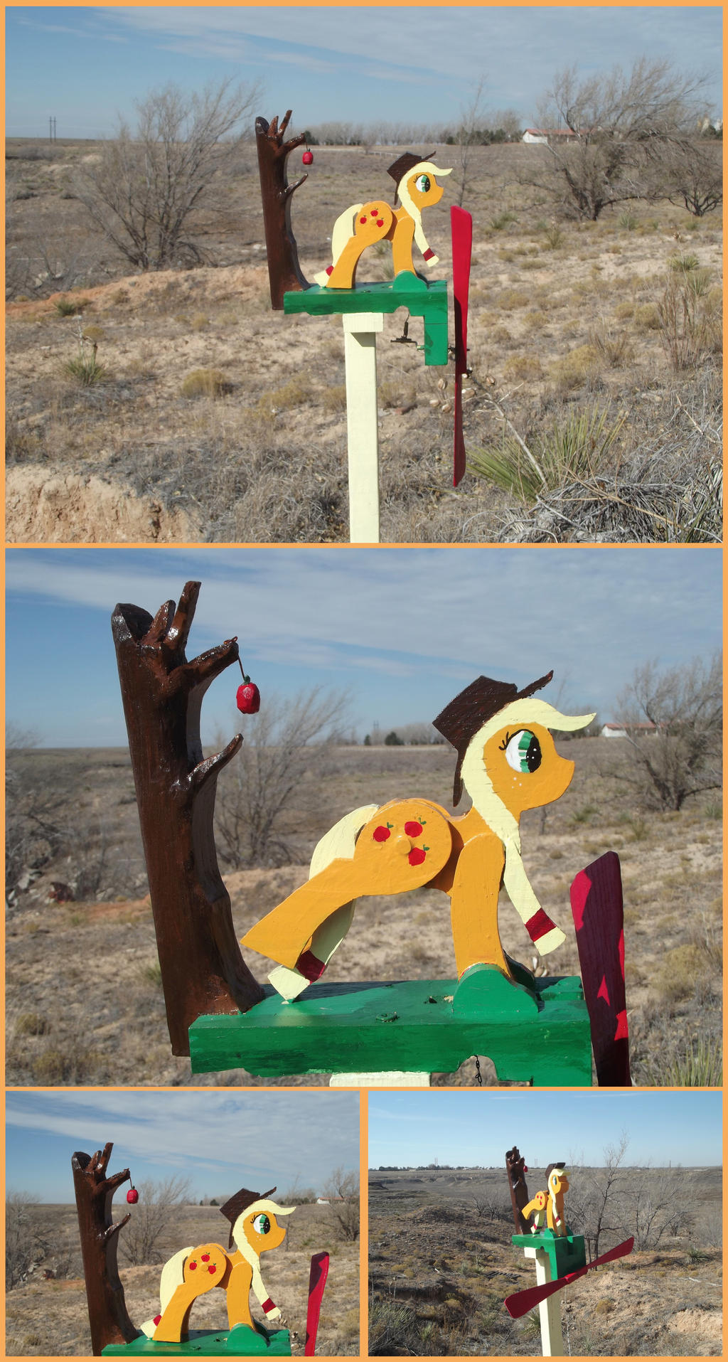 Applebucking Applejack Whirligig for XmasGiveaway