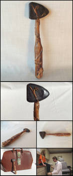 Cocobolo and Ebony Reflex Hammer