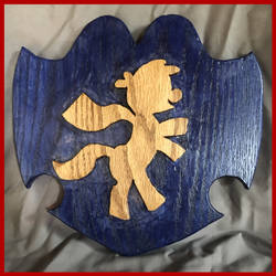 Cutie Mark Crusader Logo in Oak