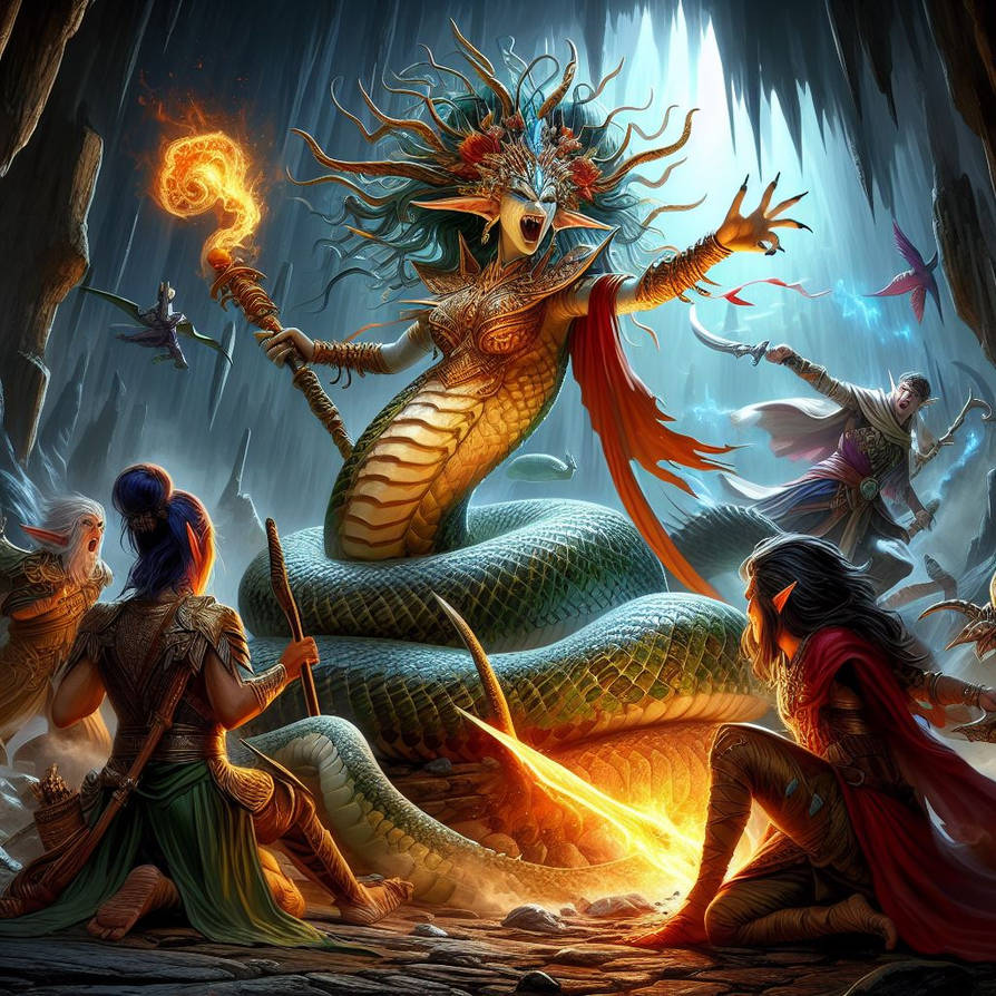 Naga Queen By DDRanger On DeviantArt naga-queen-by-ddranger-on-deviantart