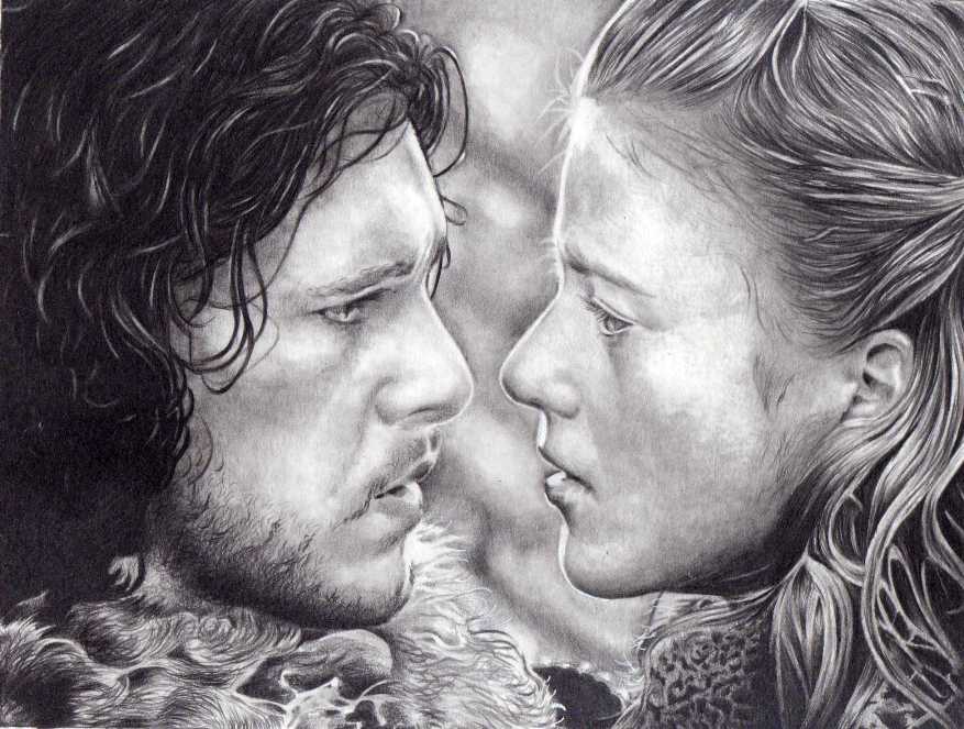 Game of Thrones: Ygritte and Jon Snow