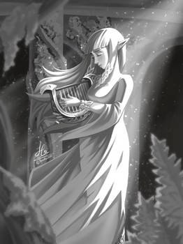 [Zelda: SS] Ballad of the Goddess - Grayscale v. 