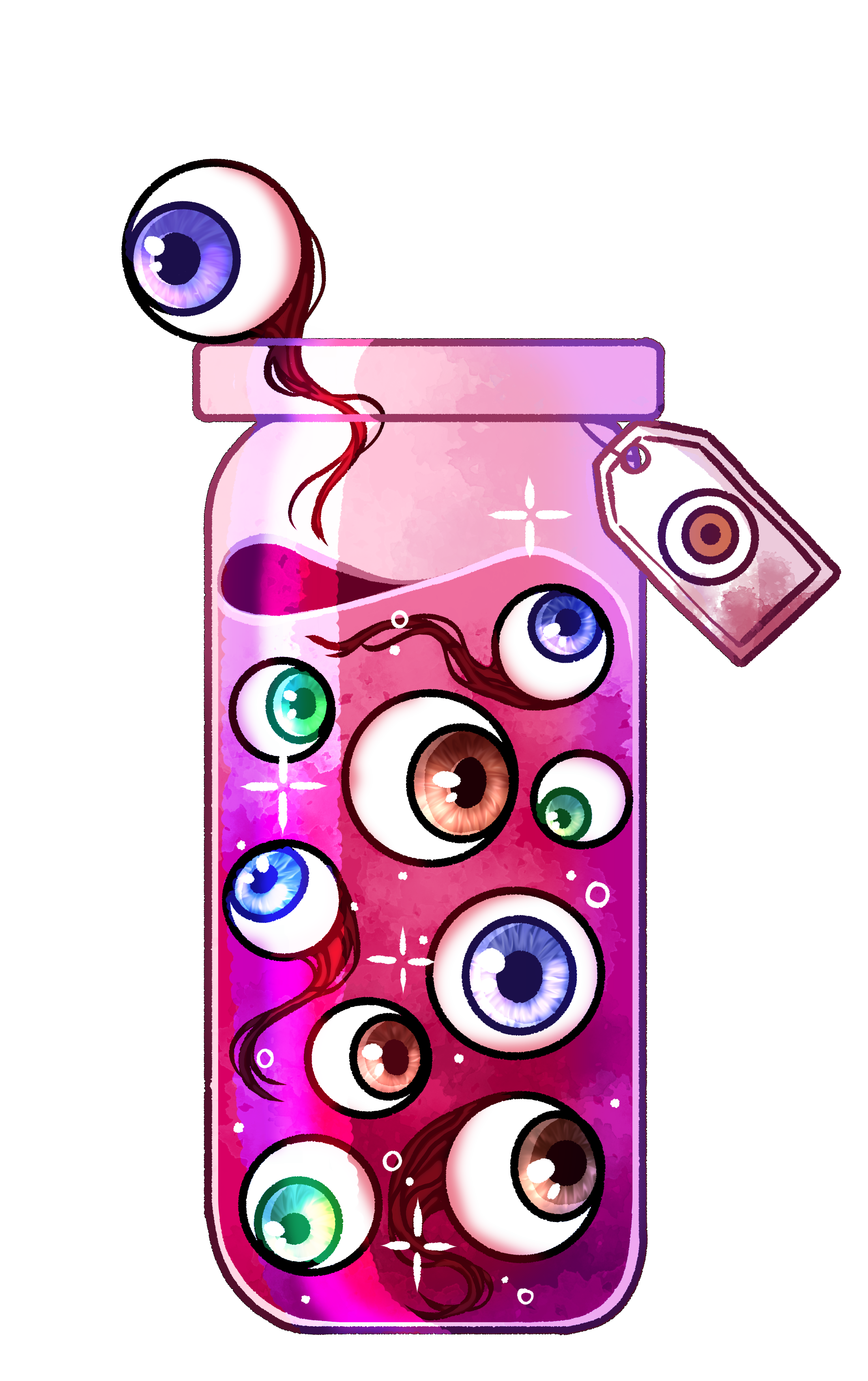 Eyes in a jar