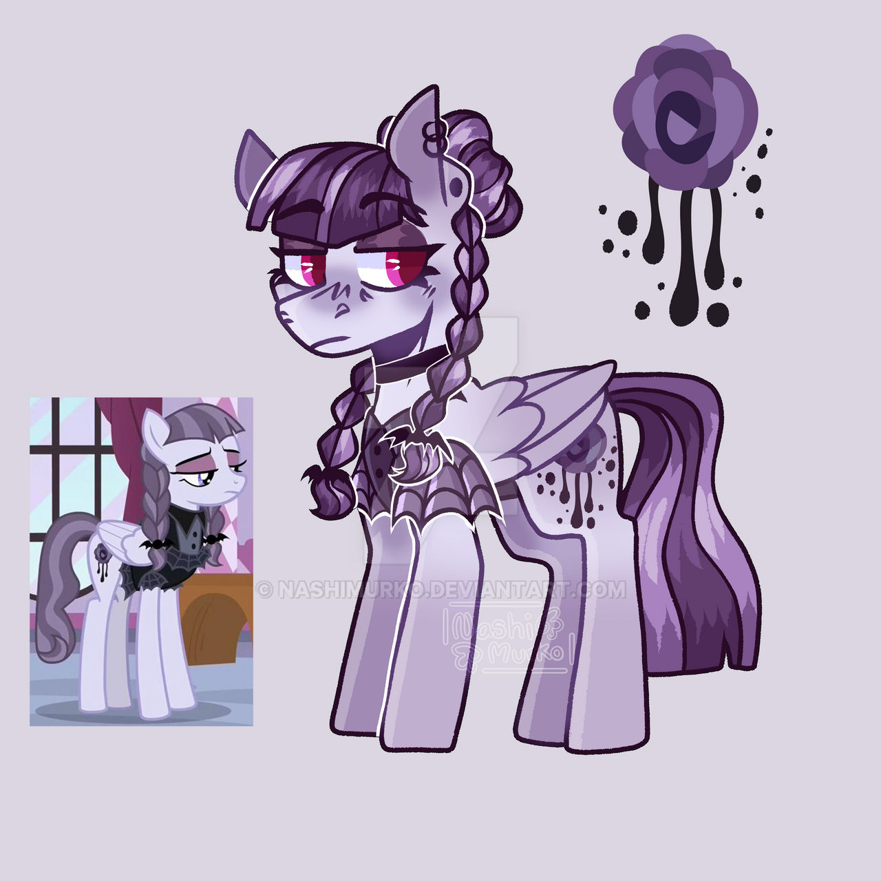 Inky Rose Redesign by NashiMurko on DeviantArt