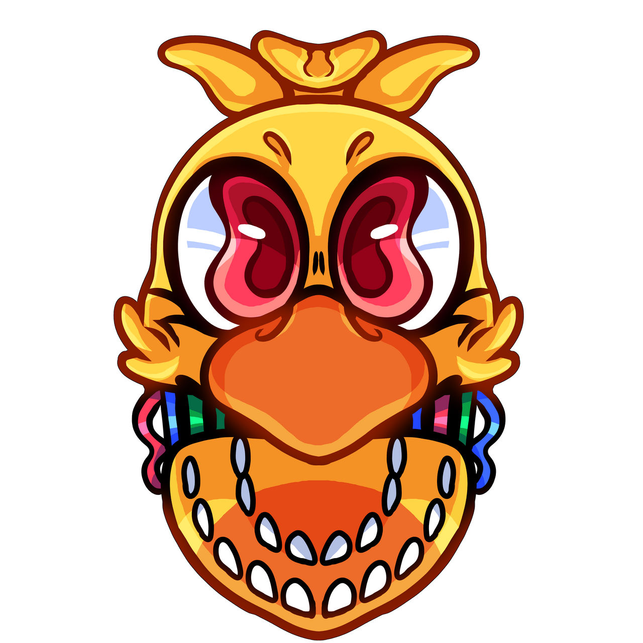 Withered Chica sticker