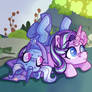 Starlight glimmer and Trixie Lulamoon Redraw