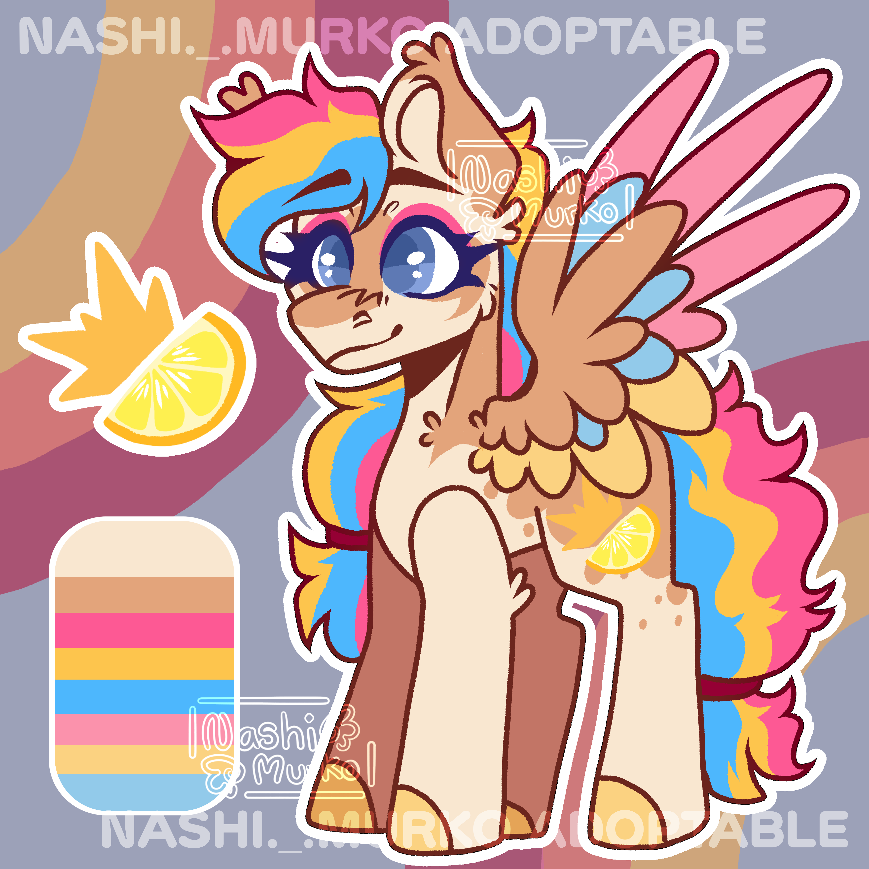 Vapourwave Sunset Adoptable CLOSED