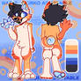 Orange Wolf-Dog Adopt CLOSED