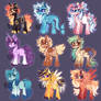 Eeveelutions Pony Adoptables