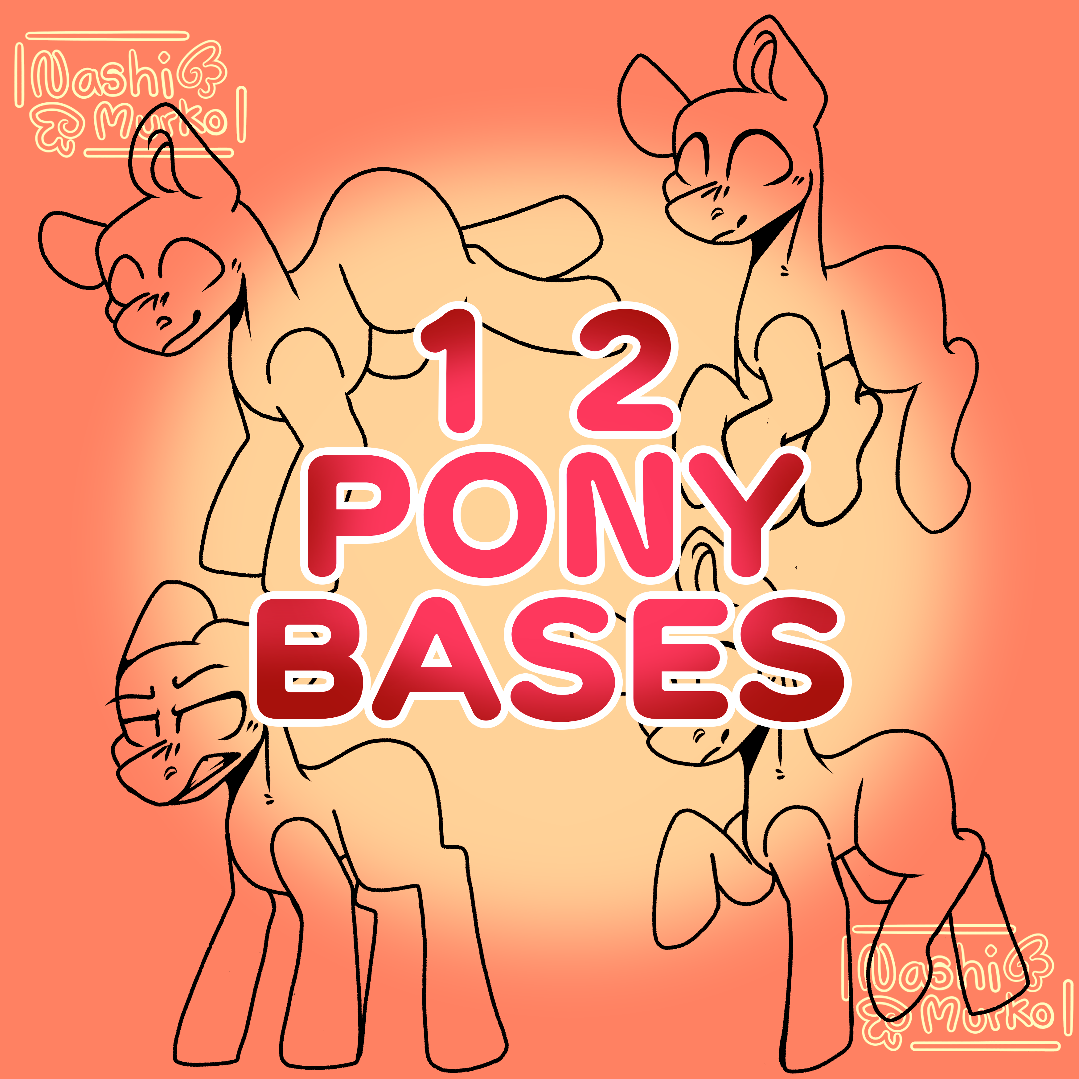 12 Pony Bases!
