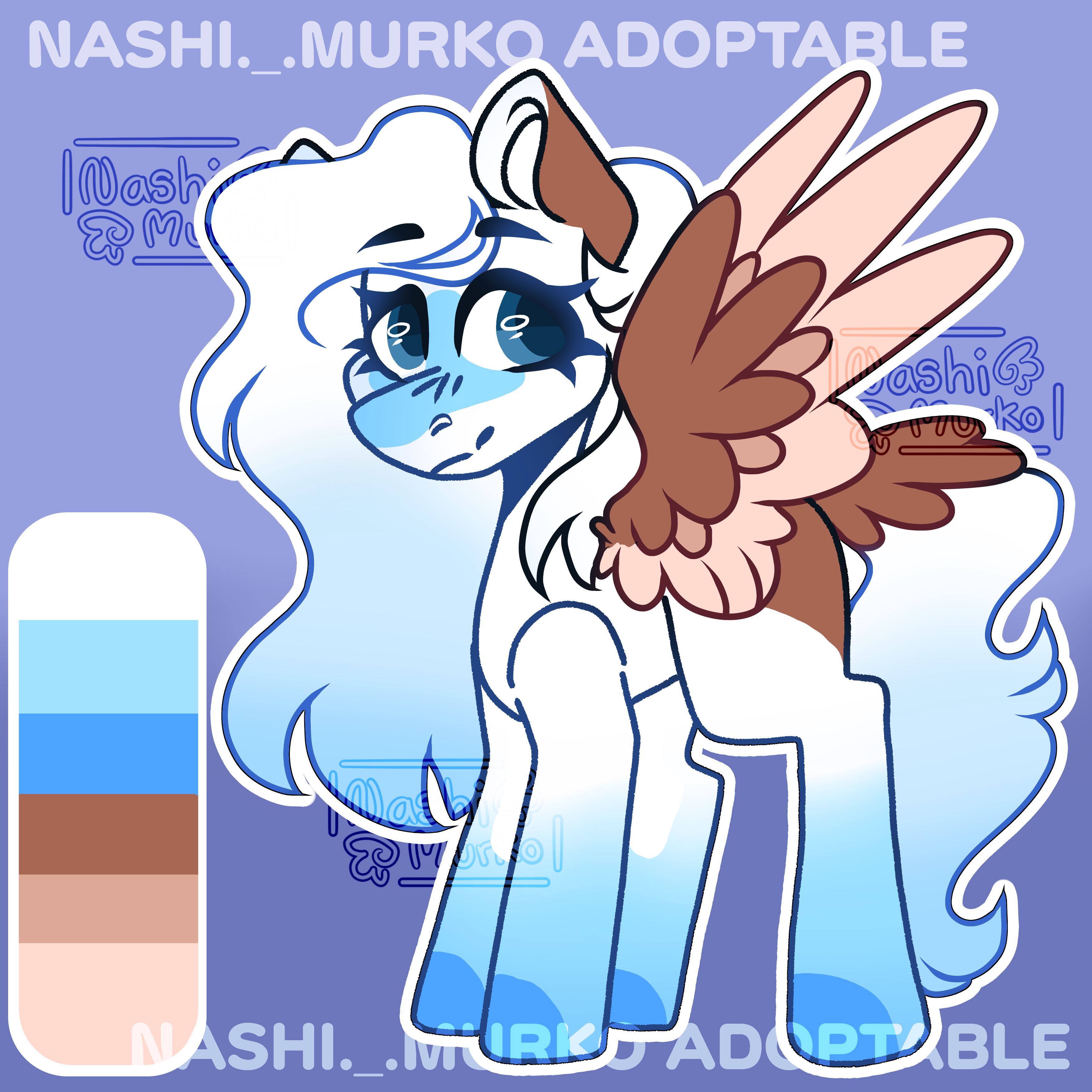 Blue footed Booby Bird Pony Adopt