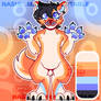 Orange Wolf/Dog Adoptable!