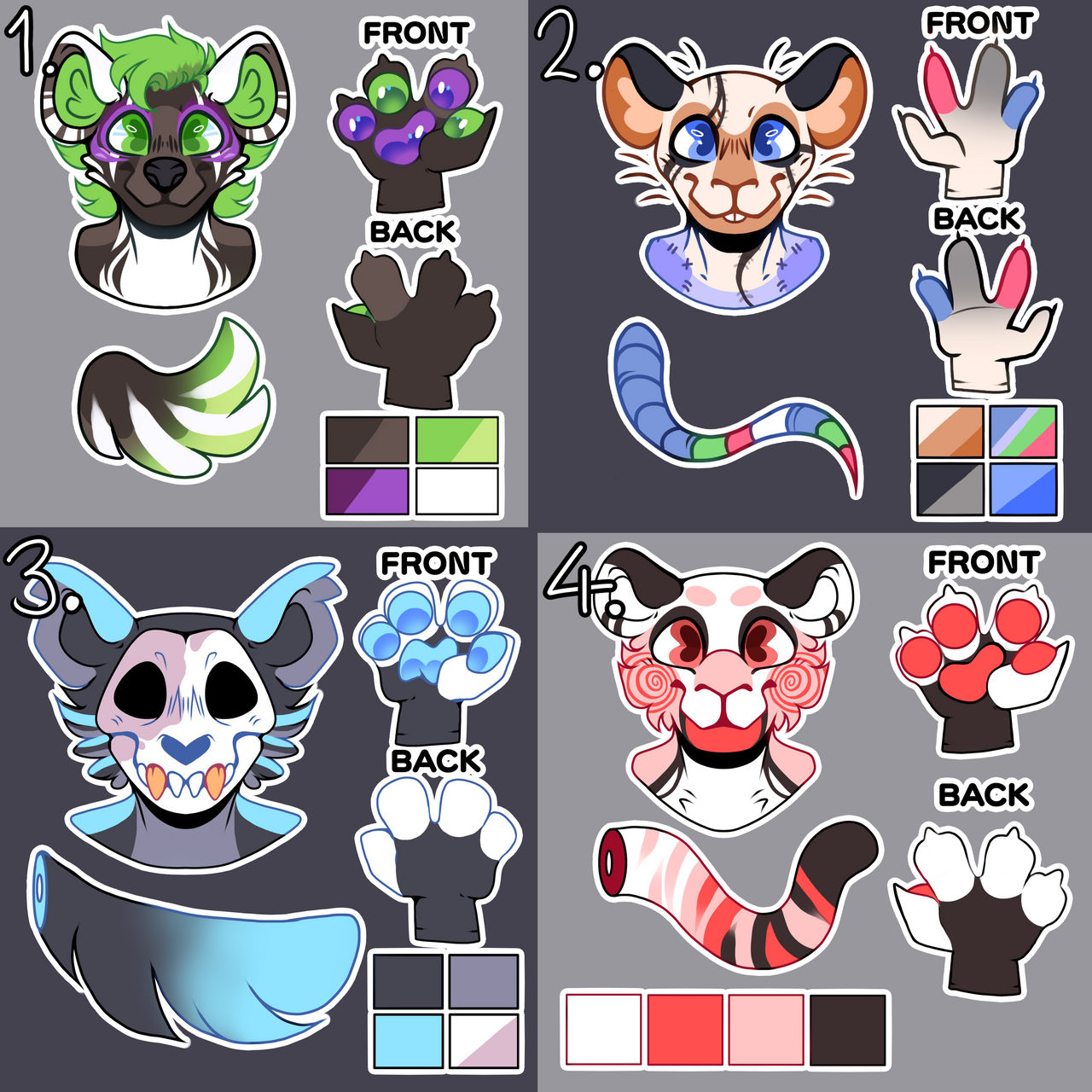 Horror themed Partials!